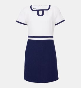 Two-tone Cotton Terry Mini Dress Two-tone Cotton Terry Mini Dress