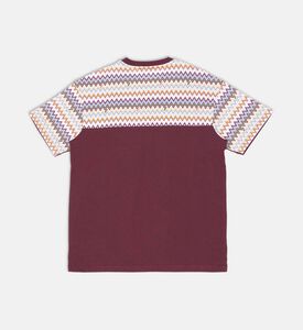 تيشيرت قطني مزين بجيب