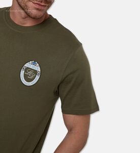 Les Deux Logo-embroidery Straight Hem T-shirt, Model View