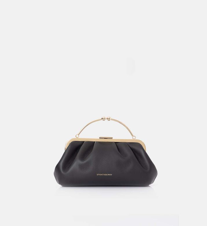 Frame Curved Top Handle Clutch