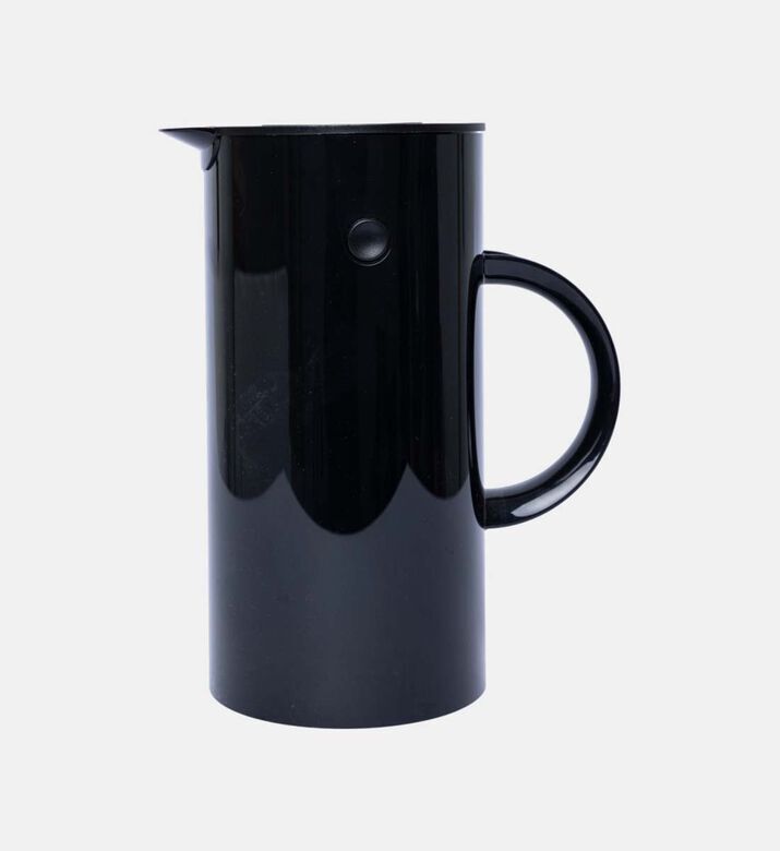 Stelton Em77 Insulated Glass Vacuum Jug, Black, 500-ml, Packshot View