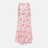 Victoria Printed Silk Maxi Skirt