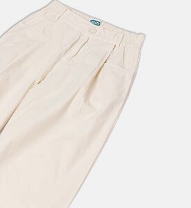 Cotton Elastic Waistband Pants
