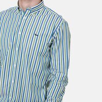 Long-sleeve Stripe-print Shirt