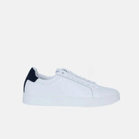 Flat Sole Leather Sneakers
