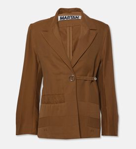 Martan Paulina Side Closure Strap Regular-fit Blazer, Packshot View
