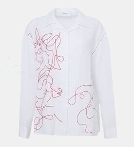 Embroidered Hemp Shirt