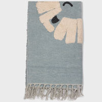 Dyed Cotton Chenille Lion-print Rug