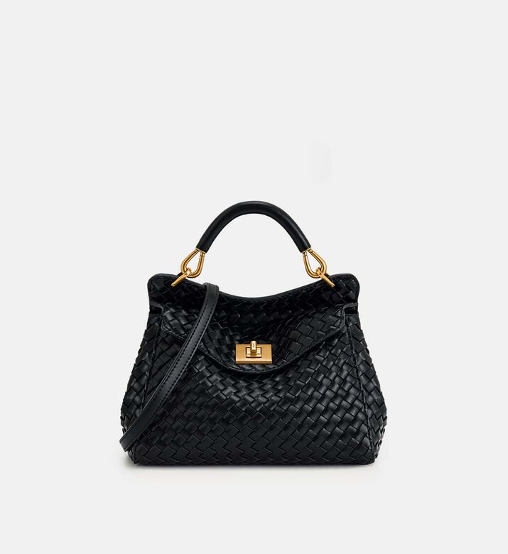 Lucia Classic Top Handle Woven Bag