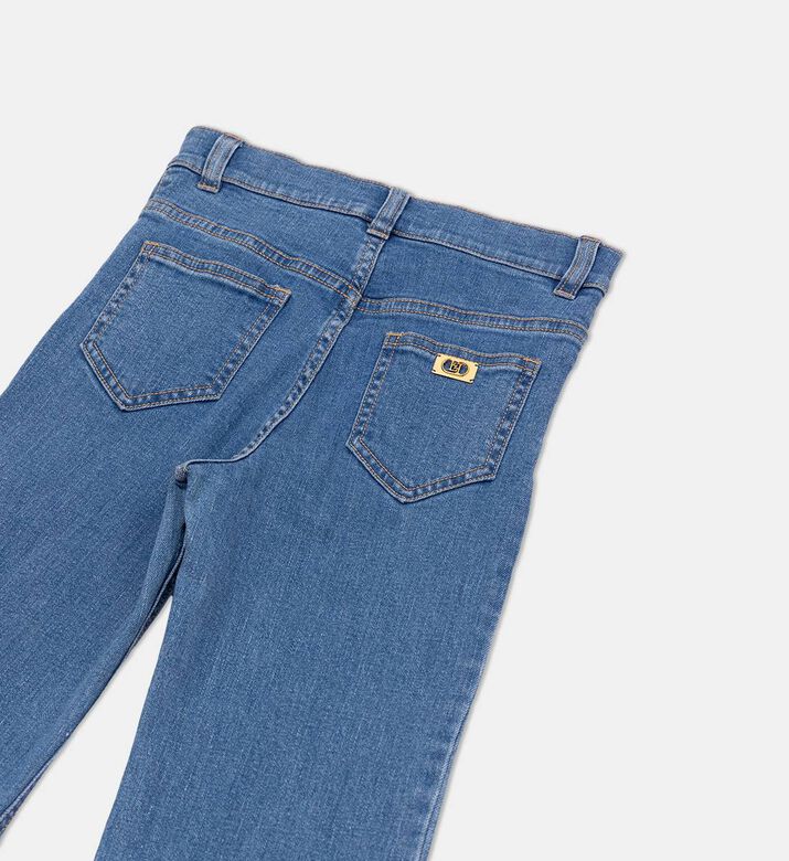 Wide-leg Denim Pants