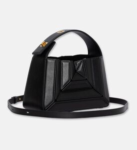 Mlouye Sera Mia Leather Handbag, Black, Packshot View