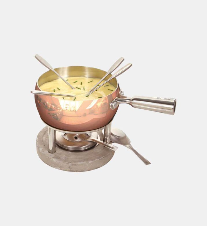 Boska Copper Fondue 5-piece Set, Packshot View