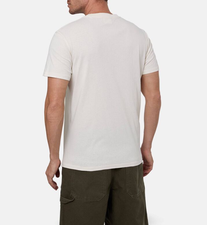 Marant Homme Summer-print Straight-cut T-shirt, Model View