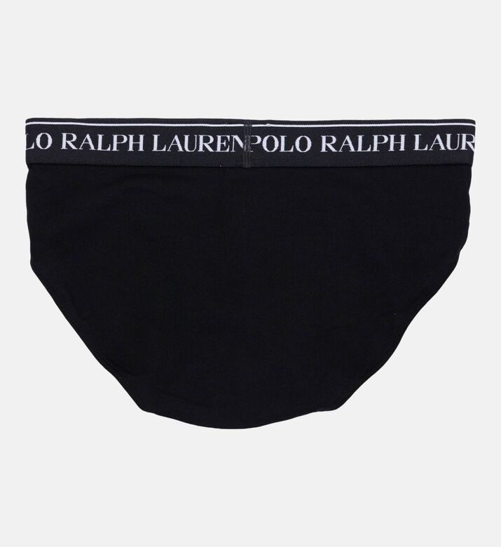 Ralph Lauren Low-rise Briefs 3-pack Set, Black, Xxl, Packshot View