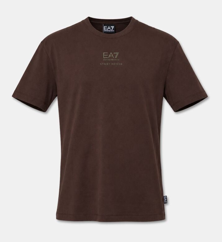 EA7 Ts Grap, Brown, M, Packshot View