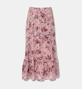 Alice and Olivia All-over Floral-print Flared Skirt, Packshot View