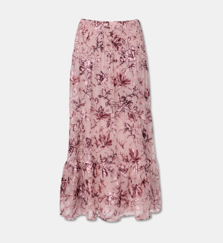 Alice and Olivia All-over Floral-print Flared Skirt, Packshot View