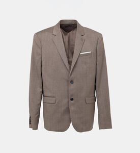 Wool Tailored-fit Suit Jacket