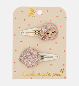 Luciole Et Petit Pois Pearly Siren Clips Pair, Packshot View