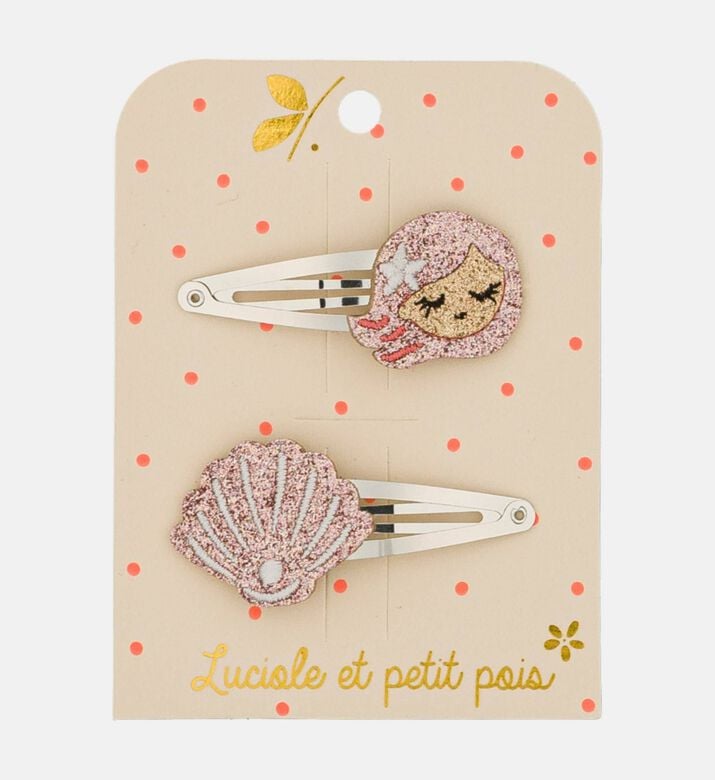 Luciole Et Petit Pois Pearly Siren Clips Pair, Packshot View