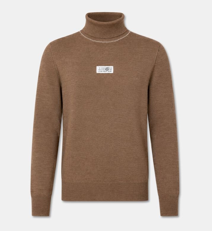 MM6 Wool-blend Turtleneck Sweater, Packshot View