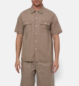 MM6 Flap Pockets Button Closure Shirt, Model View