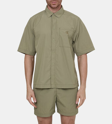 Cotton Ck Logo Button-down Shirt