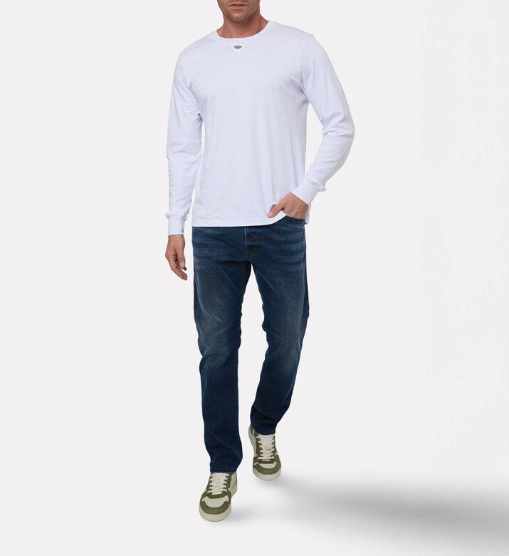 Diesel Elastic Waistband Slip Pockets Pants, Model View