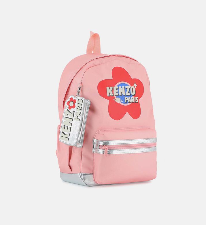 حقيبة ظهر قماشية بطباعة توضيحية