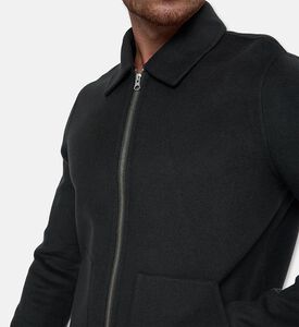 Samsoe Sapaulo Zip Fastening Slip Pockets Jacket, Model View