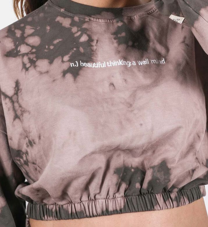 Apocalypse Cotton Cropped Sweatshirt