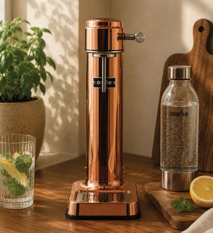 Aarke Aarke Polished Steel Carbonator, Light-brown, Packshot View