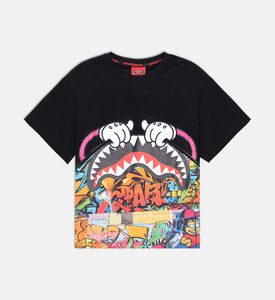 Sprayground Ts Curtain, Black, 14y, Packshot View Sprayground Ts Curtain, Black, 14y, Packshot View