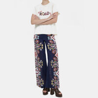 Lilou Floral Printed Wide-legged Trousers