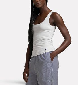Polo by Ralph Lauren Tank, White, M, Model View