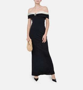 Off-shoulder Maxi Dress