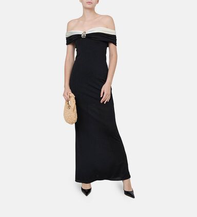 Off-shoulder Maxi Dress