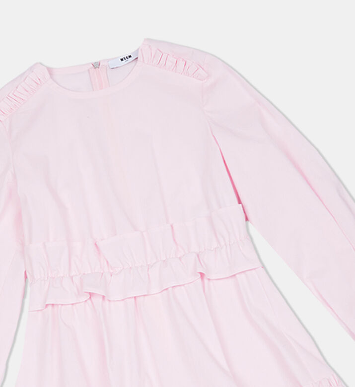 فستان قطن مكشكش بلوغو