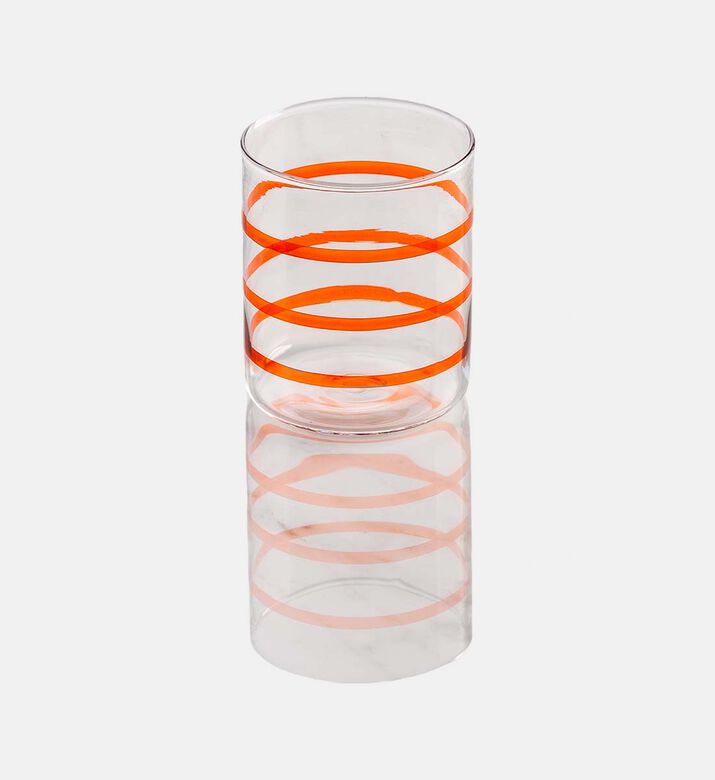 Horizontal Stripes Pattern Glass