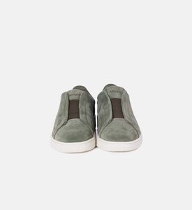 حذاء سنيكرز بدون أربطة شامواه دايس