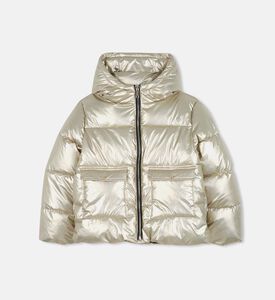 جاكيت منفوخ بغطاء رأس