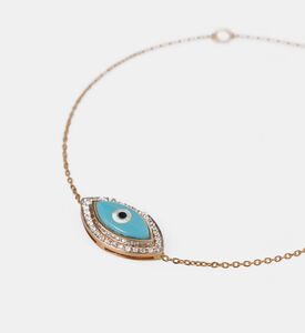 Gold Evil Eye Motif Bracelet Gold Evil Eye Motif Bracelet