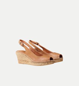 Croacia Leather Open-toe Mid-wedge Espadrille Croacia Leather Open-toe Mid-wedge Espadrille