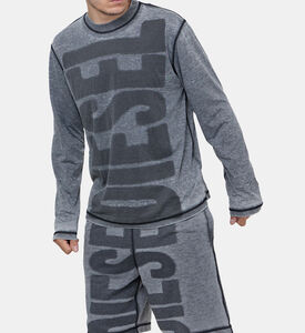 تيشيرت قطن بأكمام طويلة بلوغو