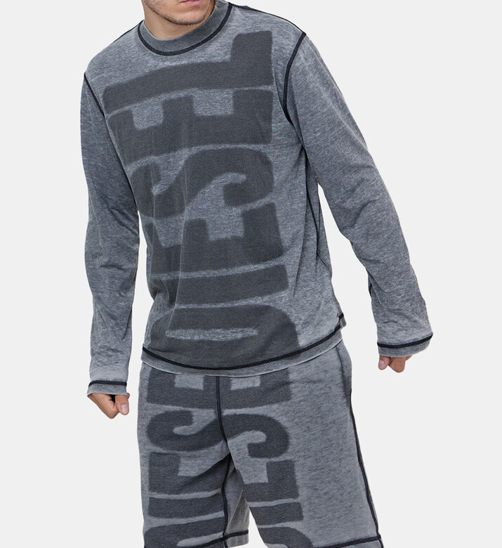 تيشيرت قطن بأكمام طويلة بلوغو