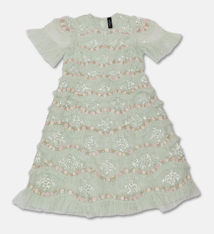 Needle & Thread Dress Daisy, Light-green, 10y, Packshot View