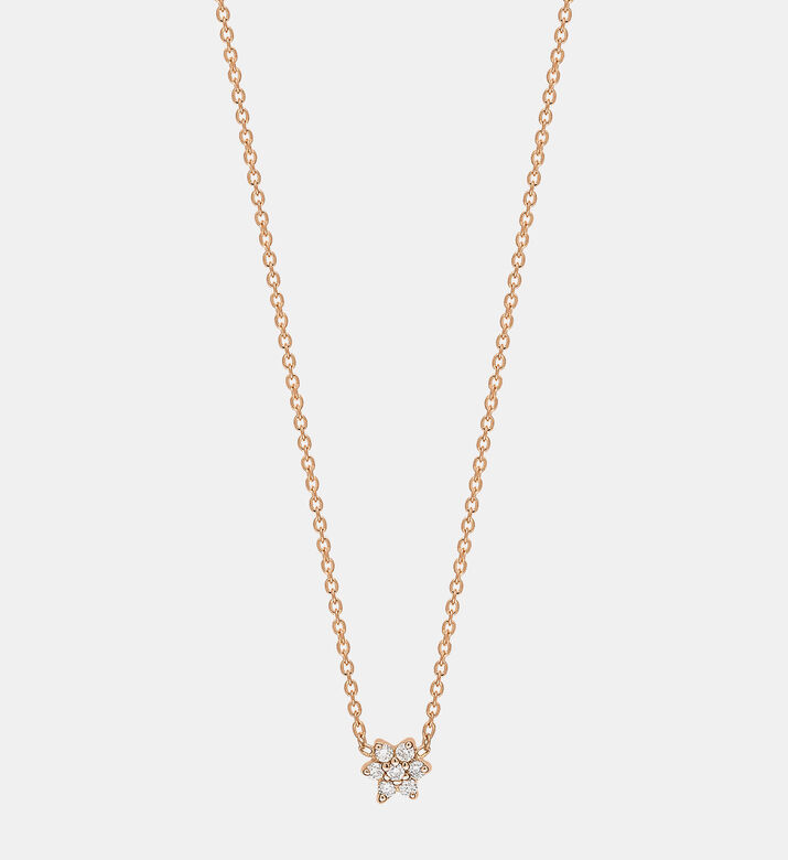 Mini Diamond Star 18k Necklace