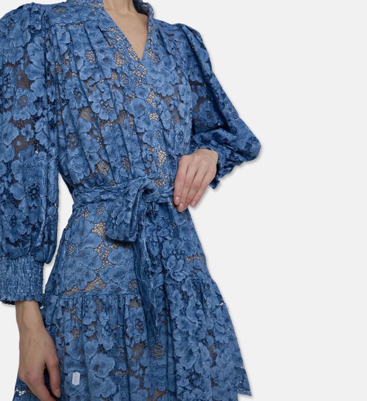 Alice and Olivia Tiered Mini Shirt Dress, Model View