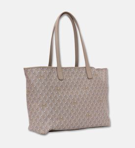Maya.M Vegan Leather Medium Tote Bag, Greige, Packshot View
