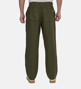 بنطال بينو واسع كتان